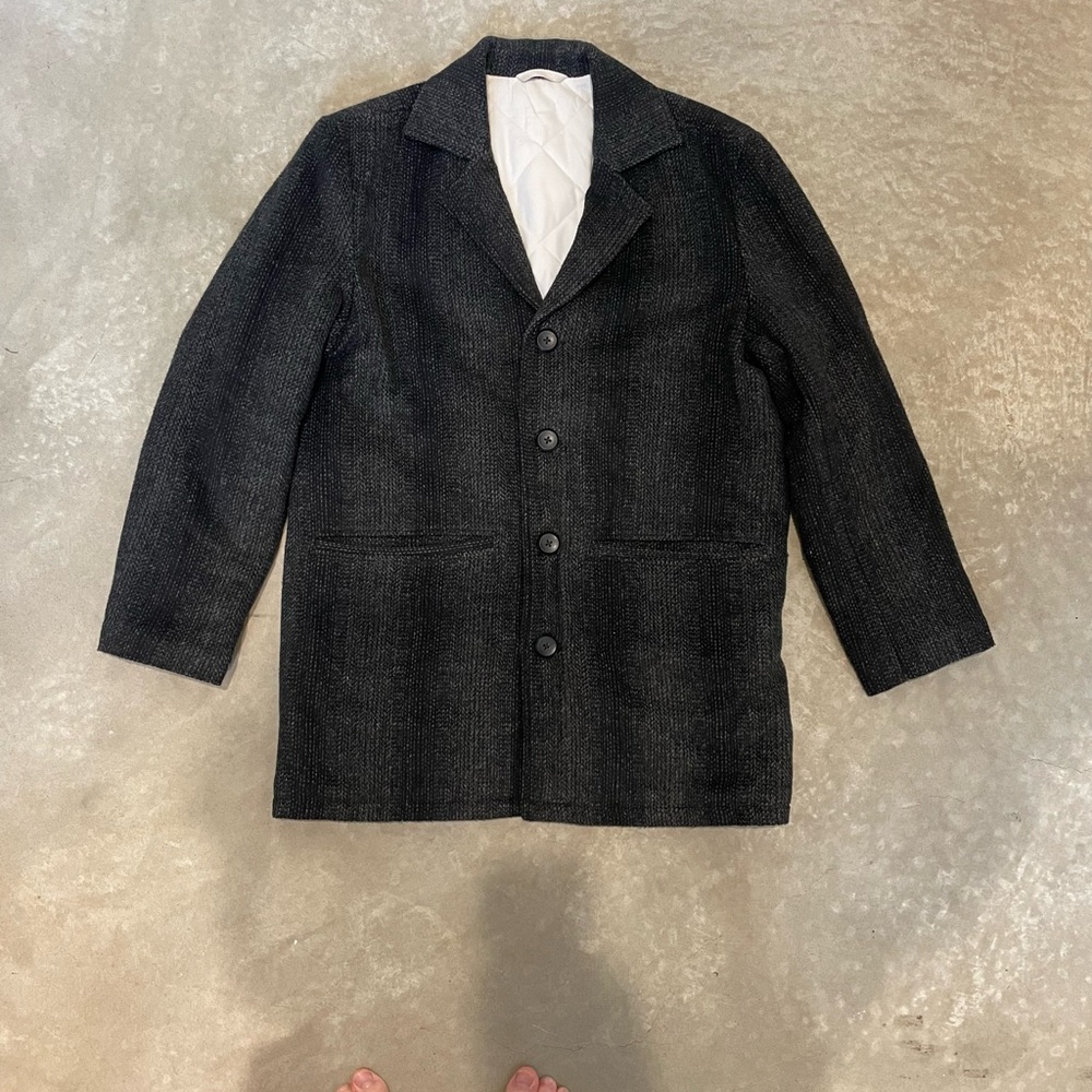 Brixton Classic Black Car Coat